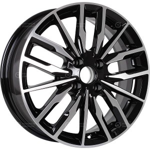 iFree Миконос 6x16 PCD 5x100 ET 38 Dia 57.1 Черный с полировкой