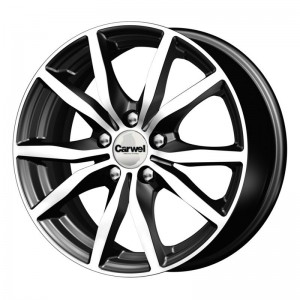 Carwel Бекан 6.5x15 PCD 5x114,3 ET 40 Dia 66.1 Черный с полировкой