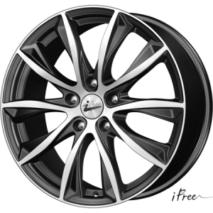 Ifree Кazaнтип 7.5x18 PCD 5x115 ET 44 Dia 70.2 Черный с полировкой