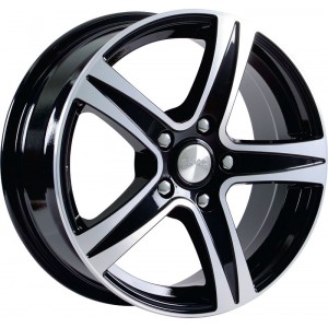 SKAD Сакура 6.5x15 PCD 5x114,3 ET 35 Dia 67.1 Черный с полировкой