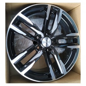 Carwel Лемно 7x17 PCD 5x108 ET 50 Dia 63.4 Черный с полировкой